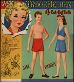 Here's Trixie Belden: 4 Cut-out Dolls Back Cover
