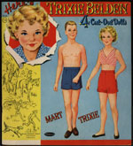 Here's Trixie Belden: 4 Cut-out Dolls Front Cover